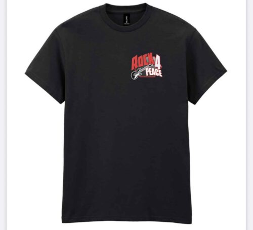 Rock 4 Peace T Shirt Black